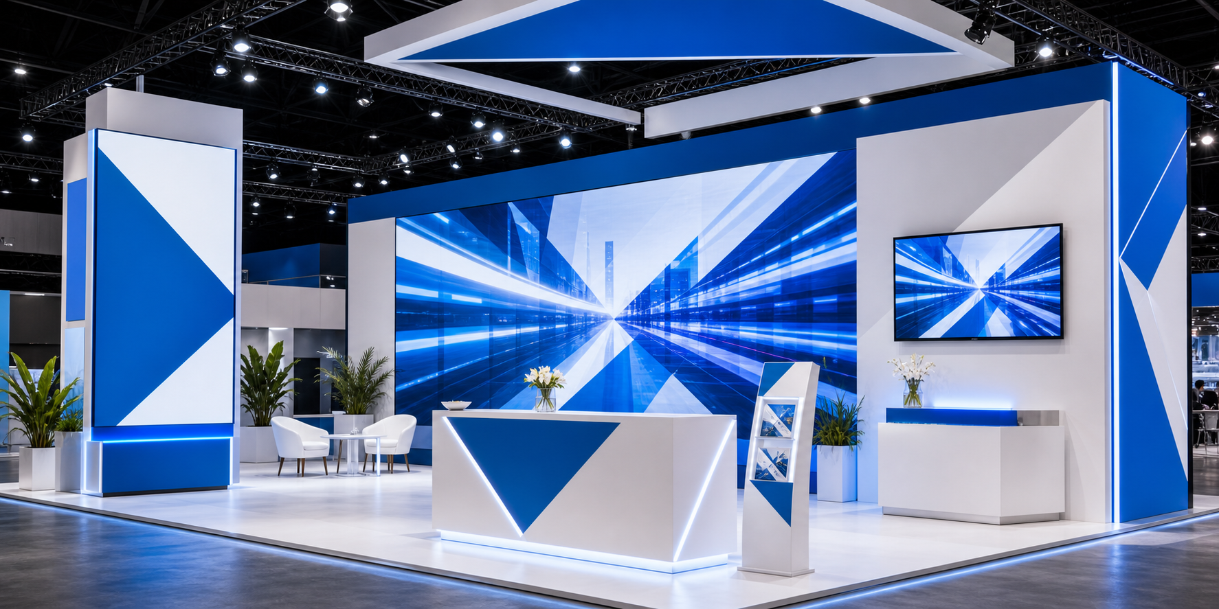 Event and exhibition media setup